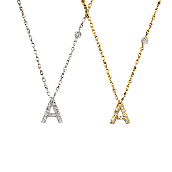 Diamare Initial Necklace
