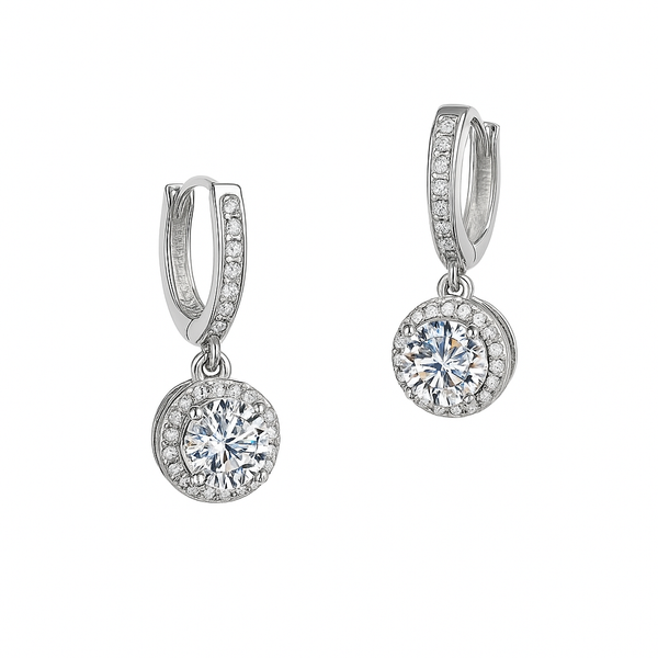 Diamare Sparkly Swing Earrings