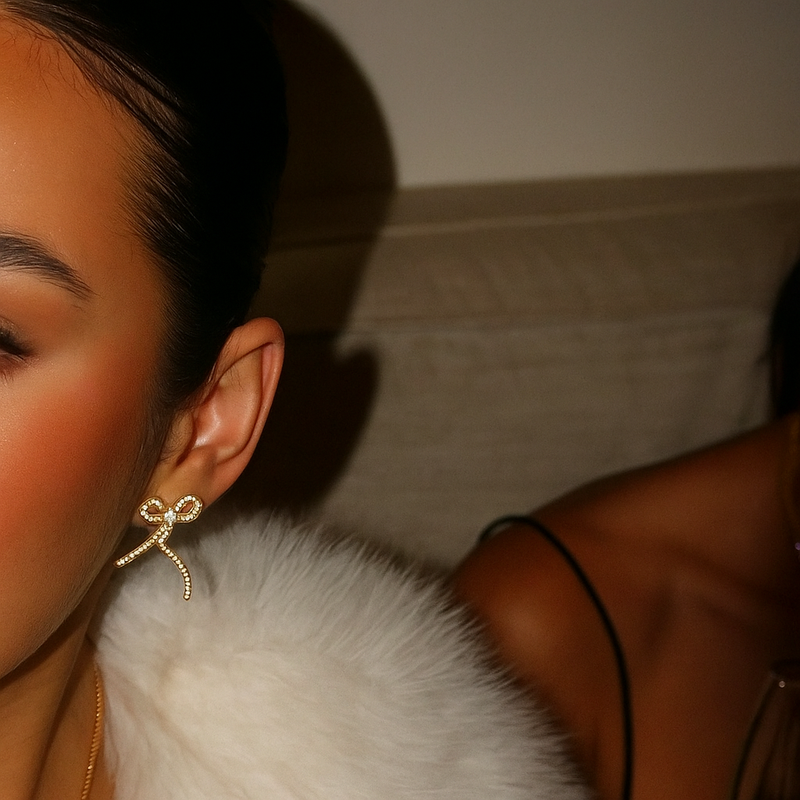 Diamare Bow Earrings