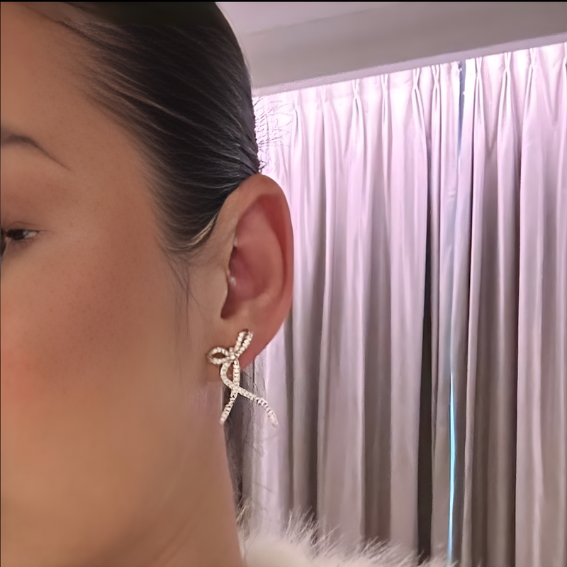 Diamare Bow Earrings