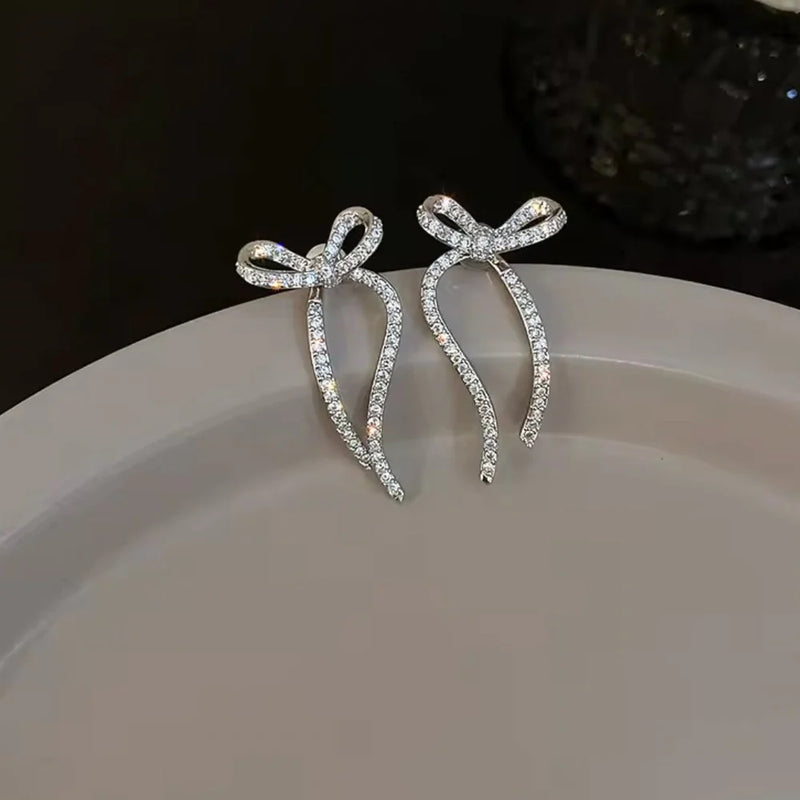 Diamare Bow Earrings